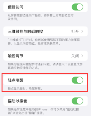 永兴苹果授权维修站分享iPhone轻点无法唤醒怎么办