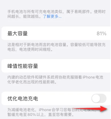 永兴苹果15维修分享iPhone15充电到80%就充不进电了怎么办 