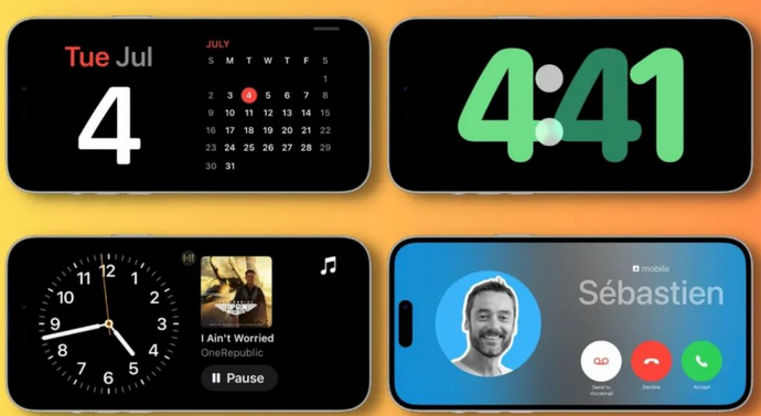 永兴苹果手机维修分享iOS17横屏充电待机显示有什么好处 