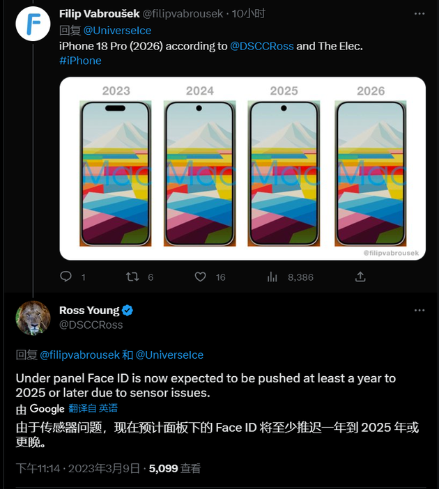 永兴苹果手机维修分享:屏下Face ID有什么优势？iPhone何时会有屏下Face ID？ 